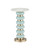 Currey and Company - 4000-0281 - Drinks Table - Lambent - Turquoise / Brushed Brass / Natural