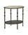 Currey and Company - 4000-0284 - Side Table - Spalzato - Aged Brass / Antique Glass
