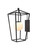 Currey and Company - 5500-0062 - One Light Wall Sconce - Denison - Midnight / Frosted White