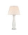 Currey and Company - 6000-1102 - One Light Table Lamp - Penna - Light Gray / Off-White