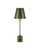 Currey and Company - 6700-0037 - One Light Table Lamp - Daphne - Green / Gold