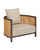 Currey and Company - 7000-1122 - Chair - Celebes - Autumn Toast / Natural