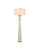 Currey and Company - 8000-0188 - One Light Floor Lamp - Galuchat - Ivory Faux Shagreen / Brass