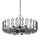 Currey and Company - 9000-1445 - Six Light Chandelier - Ettore - Clear / Blacksmith