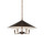 Currey and Company - 9000-1489 - Five Light Chandelier - Barnaba - Brushed Brown / Off-White