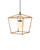 Currey and Company - 9500-0028 - One Light Outdoor Lantern - Denison - Natural / Bronze / Frosted White