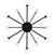 manufacturer_finish:Matte Black|manufacturer_glass:Shade 1: Opal Etched Glass - Shade 2: Crystal With Bubble|light_source:Xenon|light_output:Unspecified|color_temperature:Unspecified|cri:Unspecified