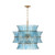 Abigail Eight Light Chandelier (ABI-2005-AG-BL)