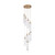 Crystorama - ADD-405-AG-CL - LED Pendant - Addis - Aged Brass