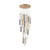 Crystorama - ADD-415-AG-AU - LED Pendant - Addis - Aged Brass