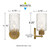 Baltic One Light Wall Sconce (BTC8605BRG)