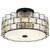 Rory Three Light Semi-Flush Mount (RORY1716MBK)