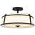 Quoizel - SLN1716MBK - Three Light Semi-Flush Mount - Sloane - Matte Black