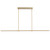 ET2 - E21359-GLD - LED Linear Pendant - Dorian - Gold