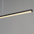 Hover LED Linear Pendant (E21370-BK)