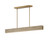 ET2 - E26266-TVNAB - LED Linear Pendant - Lintel - Travertine / Natural Aged Brass