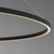 Groove 5CCT LED Pendant (E52736-BK)