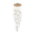 Crystorama - ADD-415-AG-CL - LED Pendant - Addis - Aged Brass