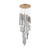 Crystorama - ADD-415-AG-SM - LED Pendant - Addis - Aged Brass