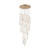 Crystorama - ADD-415-AG-WH - LED Pendant - Addis - Aged Brass