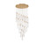 Crystorama - ADD-423-AG-CL - LED Pendant - Addis - Aged Brass