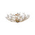 Crystorama - BGT-330-SG-CL - Four Light Semi Flush Mount - Bridget - Soft Gold