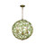 Crystorama - BGT-334-SG-GR - Three Light Chandelier - Bridget - Soft Gold