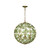 Bridget Three Light Chandelier (BGT-334-SG-GR)