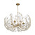 Bridget Six Light Chandelier (BGT-338-SG-CL)