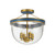 Herrick Four Light Semi Flush Mount (HRK-2500-LG-NY)