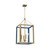 Crystorama - HRK-2508-LG-NY - Four Light Chandelier - Herrick - Luxe Gold + Navy