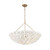 Crystorama - KLN-5208-LG - Six Light Chandelier - Killian - Luxe Gold