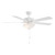 Meridian - M2034WHRV - 52 Ceiling Fan - White