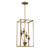 Savoy House - 3-1261-4-339 - Four Light Pendant - Strathmore - Antique Patina
