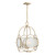 Savoy House - 3-4699-4-127 - Four Light Pendant - Damen - Noble Brass
