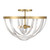 Savoy House - 6-1777-4-322 - Four Light Semi-Flush Mount - Jennings - Warm Brass