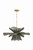 Mitzi - H1084701-PBR - One Light Chandelier - Amanda - Patina Brass