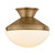 Mitzi - H1110601-PBR - One Light Semi Flush Mount - Esther - Patina Brass