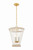 Mitzi - H1136703-AGB/SBQ - Three Light Lantern - Lucretia - Aged Brass