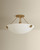 Vivienne One Light Semi Flush Mount (H1185601-PBR)