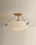 Vivienne One Light Semi Flush Mount (H1185601-PBR)
