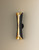 Josie Two Light Wall Sconce (H315102L-GL/BK)