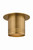 Troy Lighting - C1508-PBR - One Light Flush Mount - Berg - Patina Brass