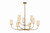 Troy Lighting - F3042-PBR - Nine Light Chandelier - Teddy - Patina Brass