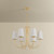 Troy Lighting - F5728-VGL - Six Light Chandelier - Weiland - Vintage Gold Leaf