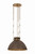 Troy Lighting - F7318-PBR/CMU - One Light Pendant - Allston - Patina Brass