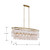 Nova Mara Five Light Linear Chandelier (N1836-870)