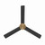 Roto 52" Ceiling Fan (F524-BBR/CL)