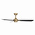 Rudolph 52" Ceiling Fan (F727-BBR/CL)