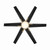 Deco 65" Ceiling Fan (F866L-HBR/CL)
